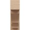 Ekena Millwork 8-in W x 22-in D x 22-in H Balboa Block Rough Cedar Woodgrain TimberThane Outlooker, Primed Tan OUTUR080X22X22BOA44RCPR - alternate 4